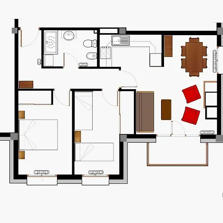 B13 - La Granja 2º - Villmor Apartment Benasque Exterior photo